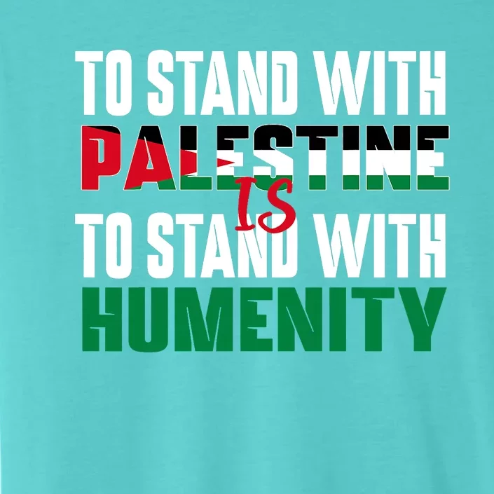 Scattered Humanity For Free Gaza Gazabombing ChromaSoft Performance T-Shirt