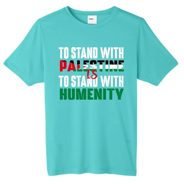 Scattered Humanity For Free Gaza Gazabombing ChromaSoft Performance T-Shirt