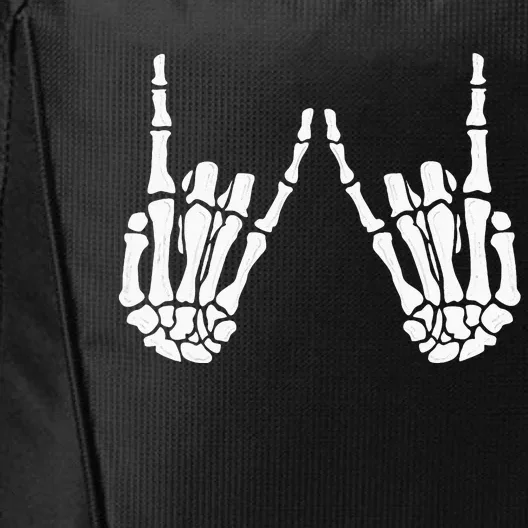 Skeleton Hand Gestures Rock Skeleton Hands Halloween City Backpack