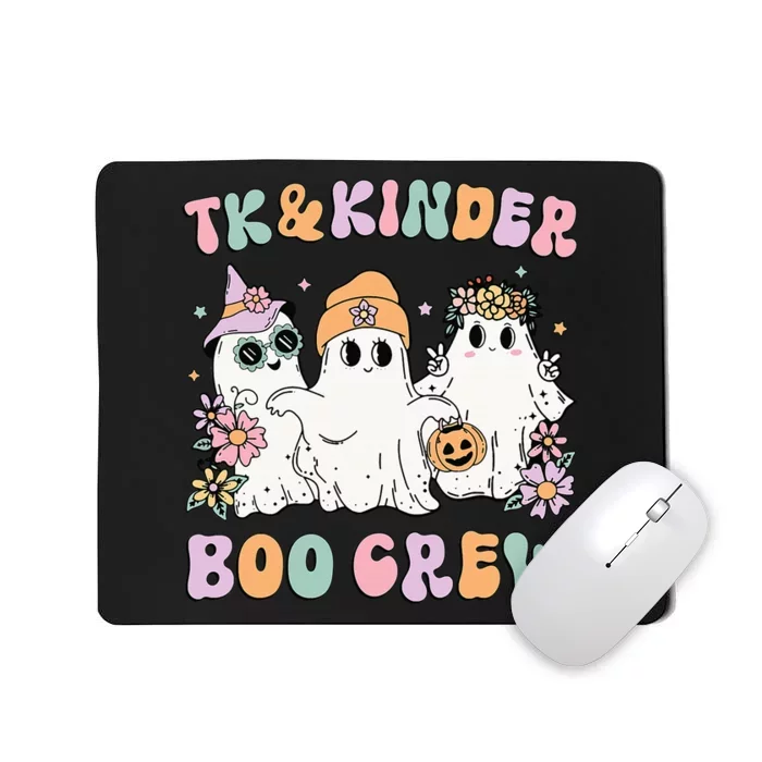 Spooky Halloween Ghosts for TK Teachers Groovy Floral Design Mousepad