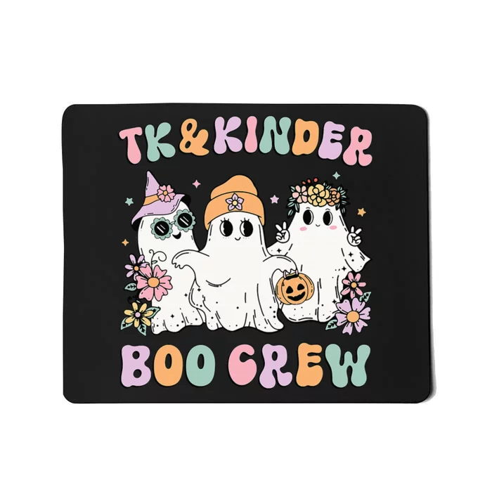 Spooky Halloween Ghosts for TK Teachers Groovy Floral Design Mousepad