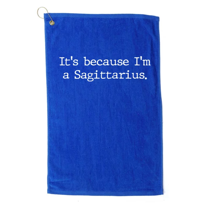 Sagittarius Horoscope Gift Zodiac Sign Astrology Gift Platinum Collection Golf Towel