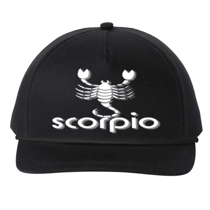 Scorpio Horoscope Gift Snapback Five-Panel Rope Hat