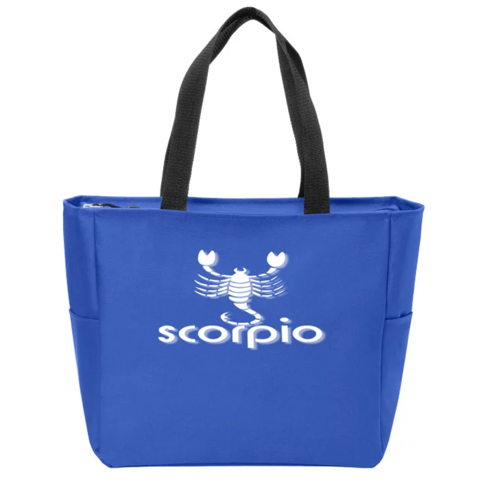 Scorpio Horoscope Gift Zip Tote Bag