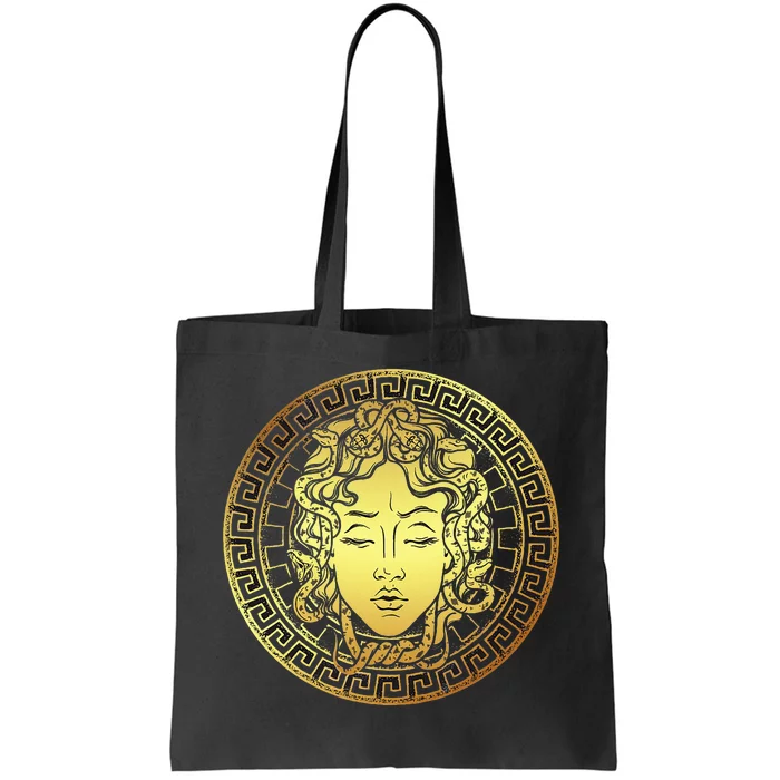 Snake Head Greek Mythology Ancient Myth Tote Bag