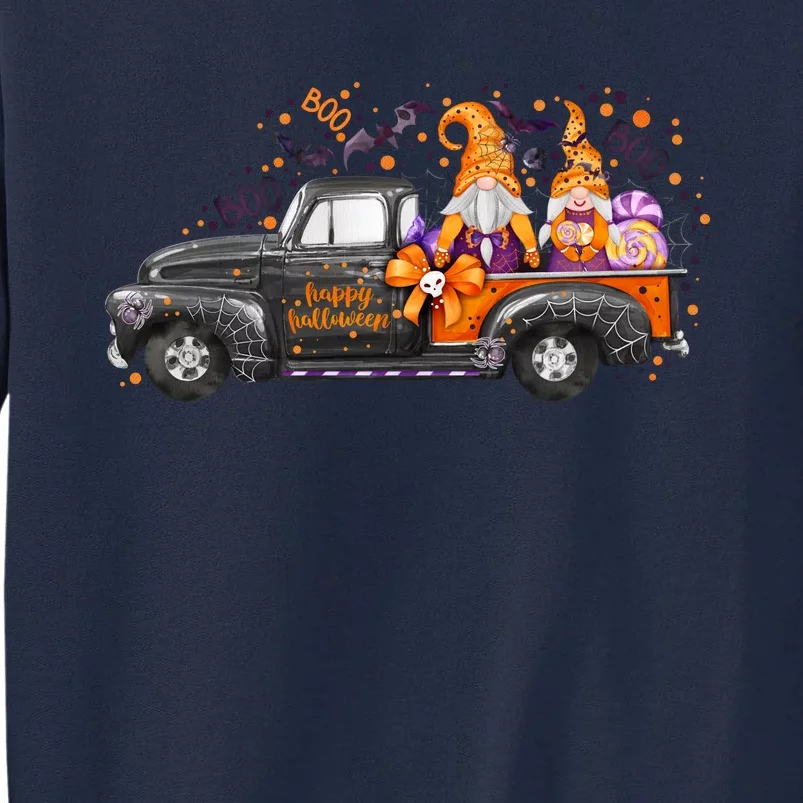 Spooky Halloween Gnome Squad Truck Tall Sweatshirt