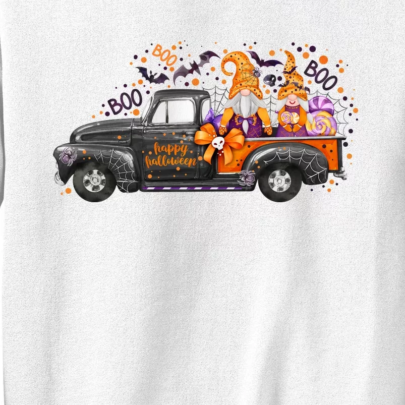 Spooky Halloween Gnome Squad Truck Sweatshirt