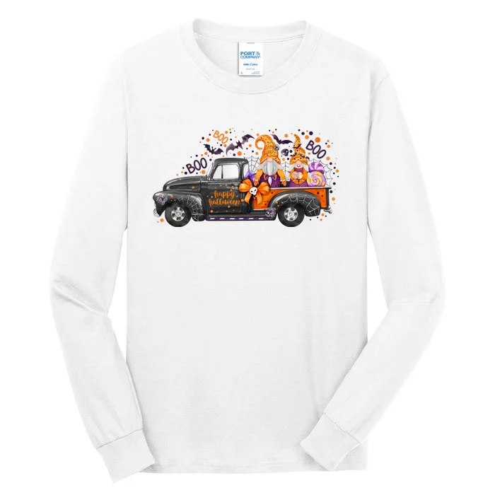 Spooky Halloween Gnome Squad Truck Tall Long Sleeve T-Shirt