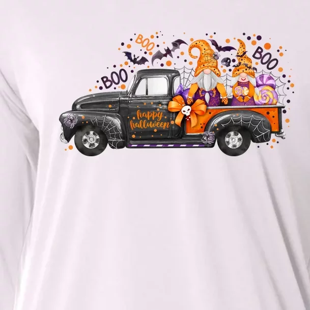 Spooky Halloween Gnome Squad Truck Cooling Performance Long Sleeve Crew