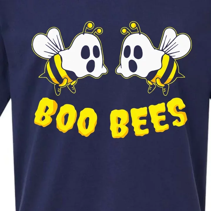 Spooky Halloween Ghostly Humor Boo Bees Sueded Cloud Jersey T-Shirt