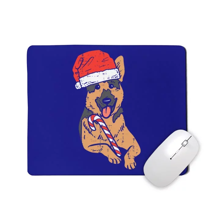 Santa Hat Ger Shepherd Dog Christmas Pajamas Xmas Pjs Gift Mousepad