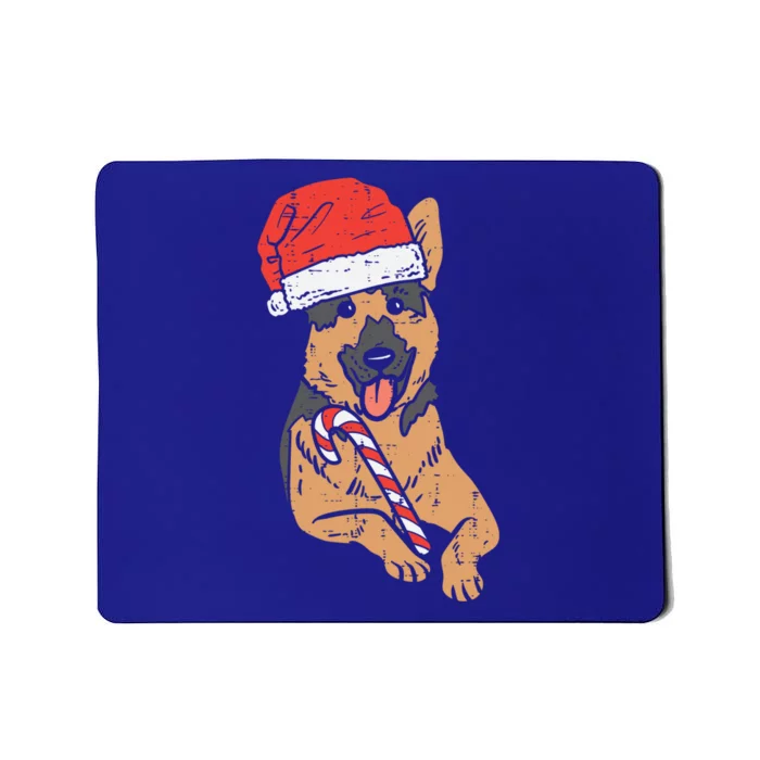 Santa Hat Ger Shepherd Dog Christmas Pajamas Xmas Pjs Gift Mousepad