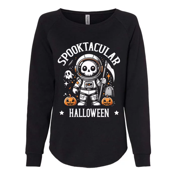 Spooktacular Halloween Great Gift Womens California Wash Sweatshirt