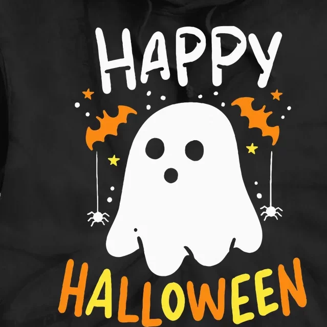 Spooky Halloween Ghost Costume Tie Dye Hoodie