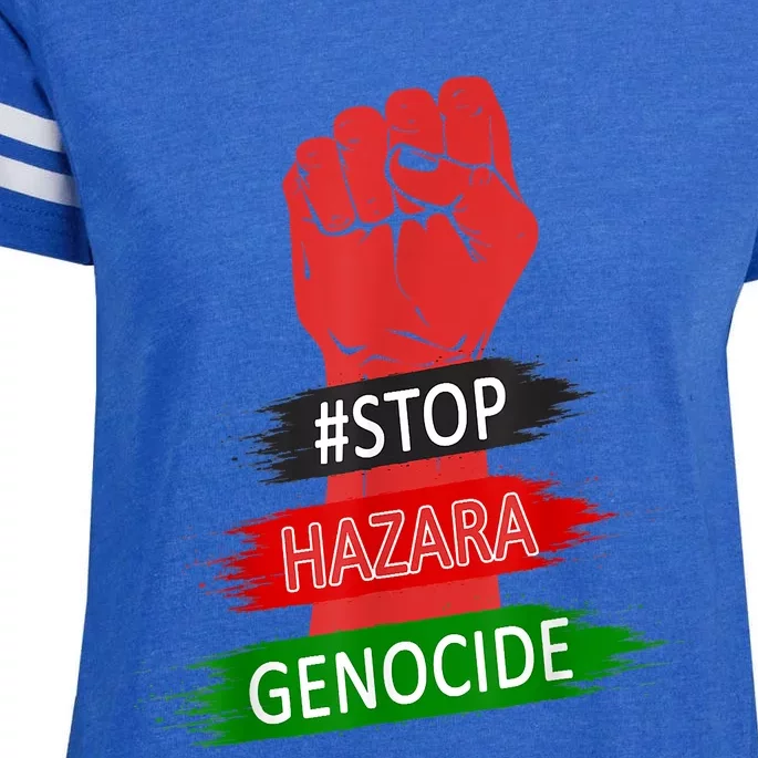 Stop Hazara Genocide StopHazaraGenocide Enza Ladies Jersey Football T-Shirt