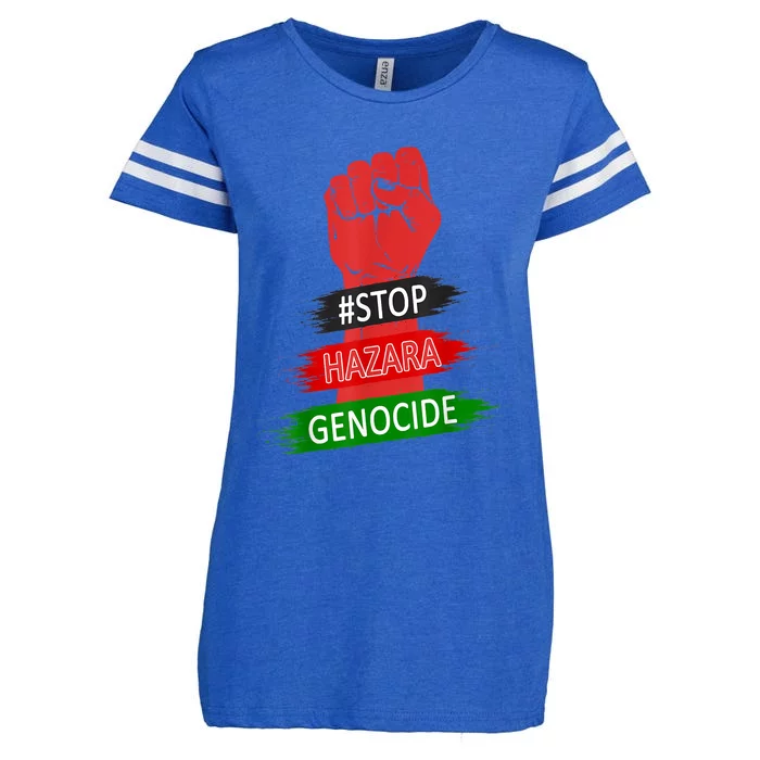 Stop Hazara Genocide StopHazaraGenocide Enza Ladies Jersey Football T-Shirt