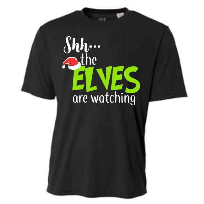 Shh The Elves Are Watching Cooling Performance Crew T-Shirt