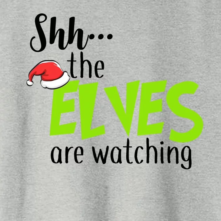 Shh The Elves Are Watching Women's Crop Top Tee