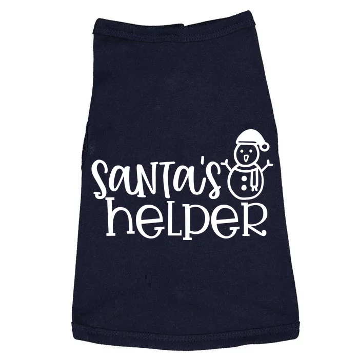 Santas Helper Holiday Gift Doggie Tank