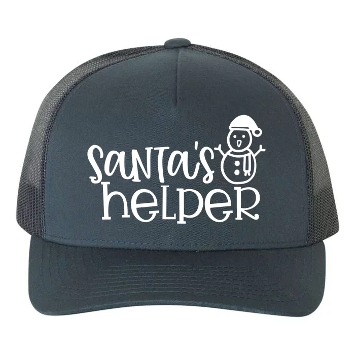 Santas Helper Holiday Gift Yupoong Adult 5-Panel Trucker Hat