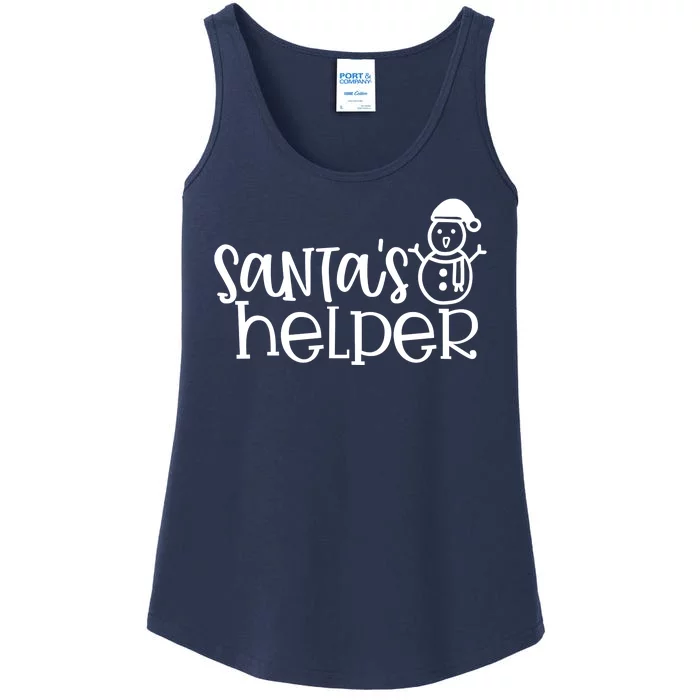 Santas Helper Holiday Gift Ladies Essential Tank