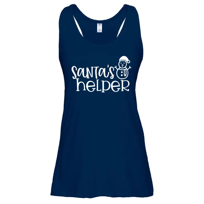 Santas Helper Holiday Gift Ladies Essential Flowy Tank