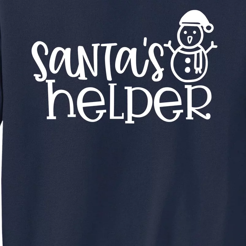 Santas Helper Holiday Gift Tall Sweatshirt