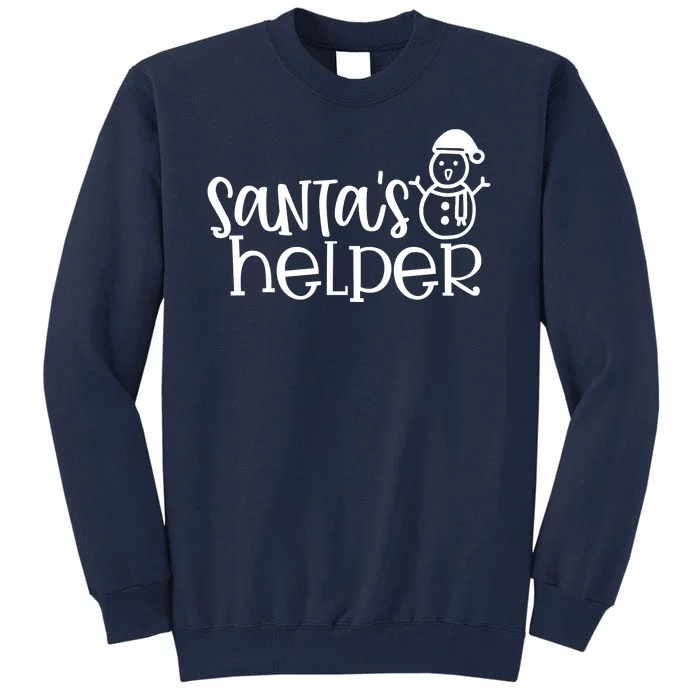 Santas Helper Holiday Gift Tall Sweatshirt