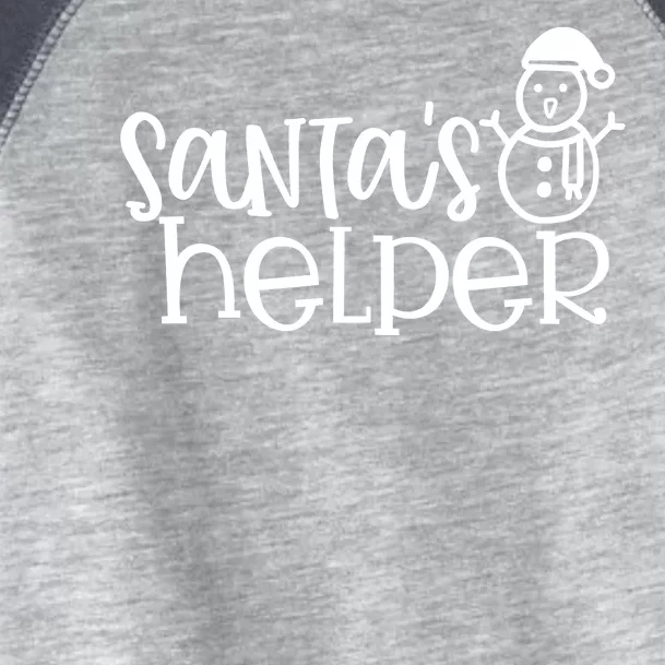 Santas Helper Holiday Gift Toddler Fine Jersey T-Shirt