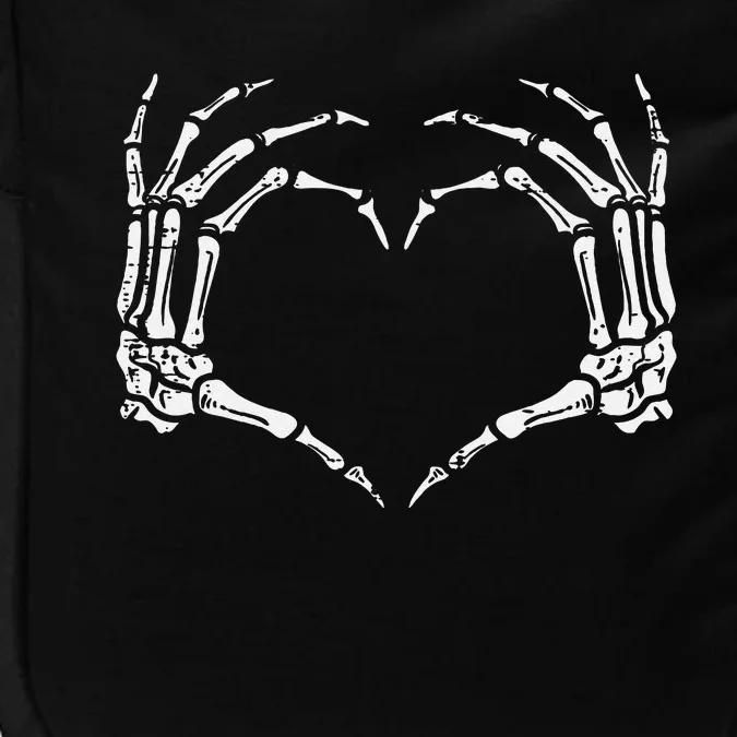 Skeleton Hands Heart Sign Retro Halloween Costume Impact Tech Backpack