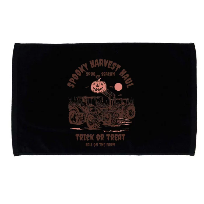 Spooky Harvest Haul Spooky Season Trick Apparel Microfiber Hand Towel