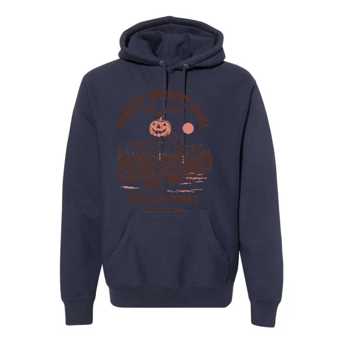 Spooky Harvest Haul Spooky Season Trick Apparel Premium Hoodie