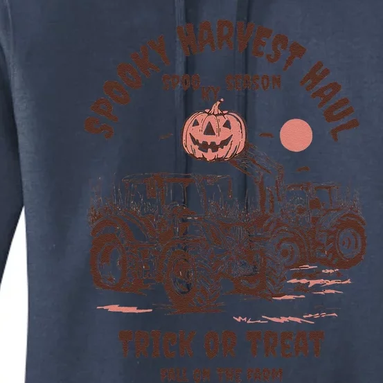 Spooky Harvest Haul Spooky Season Trick Apparel Women's Pullover Hoodie