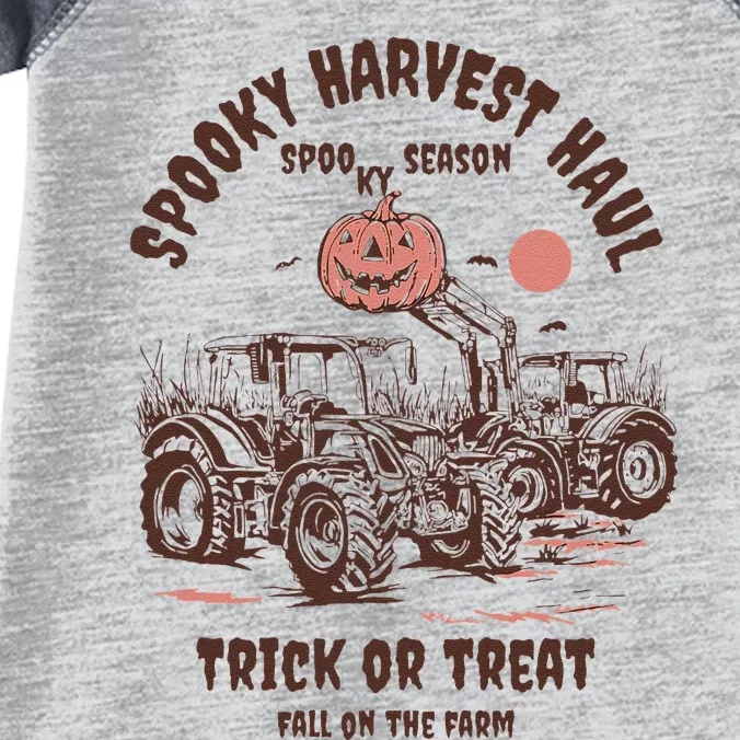 Spooky Harvest Haul Spooky Season Trick Apparel Infant Baby Jersey Bodysuit