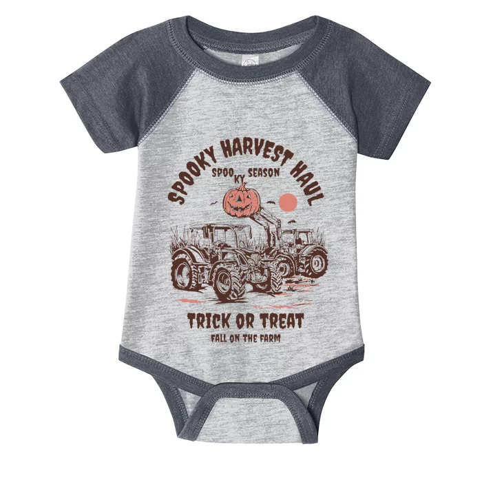 Spooky Harvest Haul Spooky Season Trick Apparel Infant Baby Jersey Bodysuit