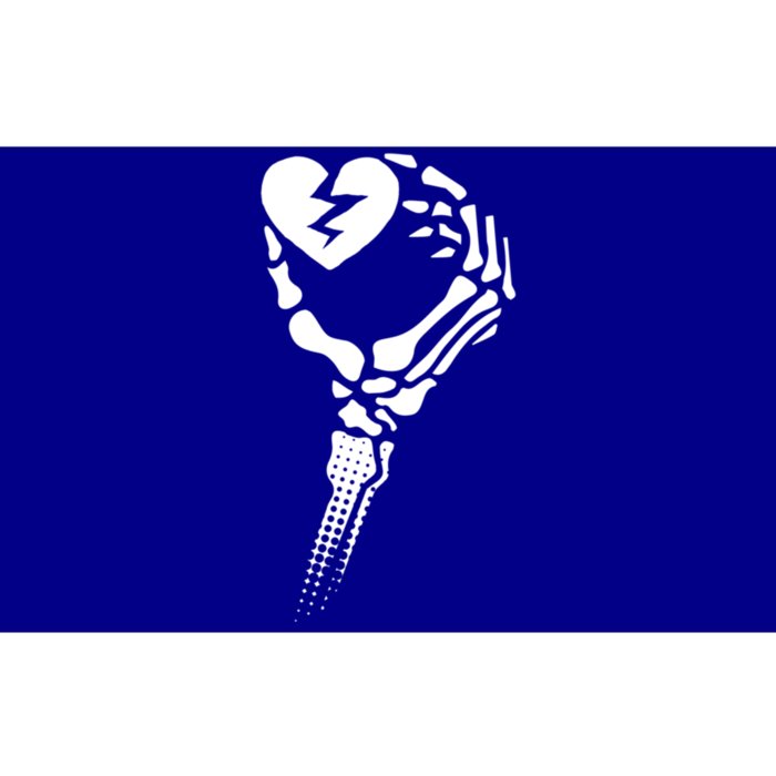 Skeleton Hand Holding Broken Heart Meaningful Gift Bumper Sticker