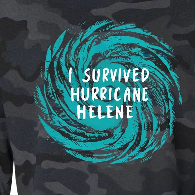 Survived Hurricane Helene 2024 Florida Cropped Pullover Crew