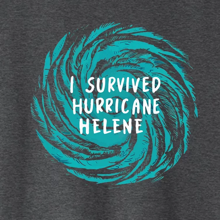 Survived Hurricane Helene 2024 Florida Women's Crop Top Tee