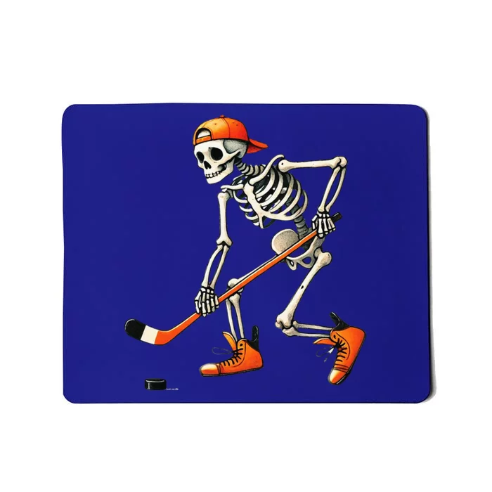 Skeleton Hockey Halloween Costume Sport Mousepad