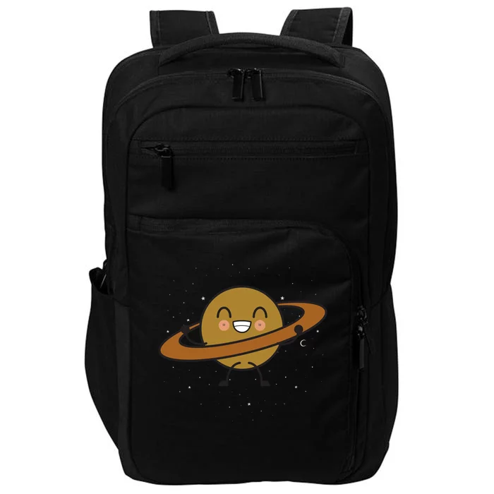 Saturn Hula Hoop Space Cute Impact Tech Backpack