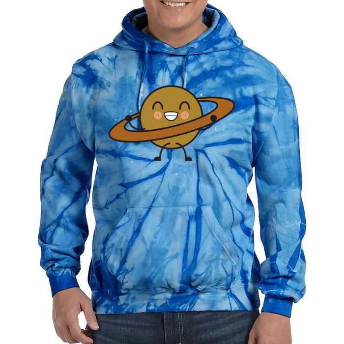 Saturn Hula Hoop Space Cute Tie Dye Hoodie