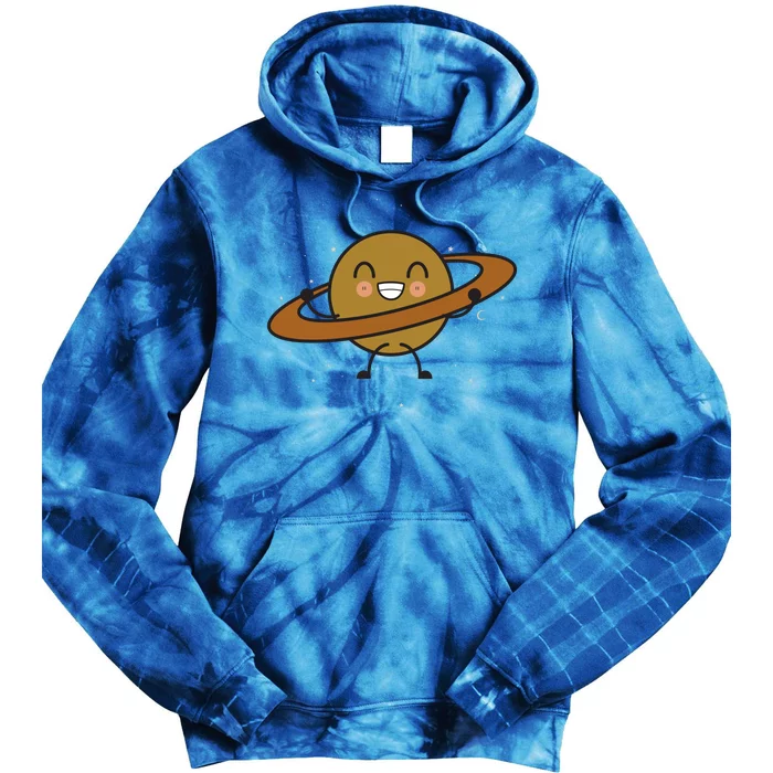 Saturn Hula Hoop Space Cute Tie Dye Hoodie