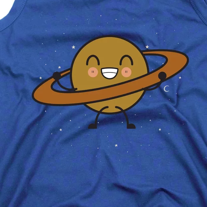 Saturn Hula Hoop Space Cute Tank Top