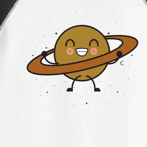 Saturn Hula Hoop Space Cute Toddler Fine Jersey T-Shirt