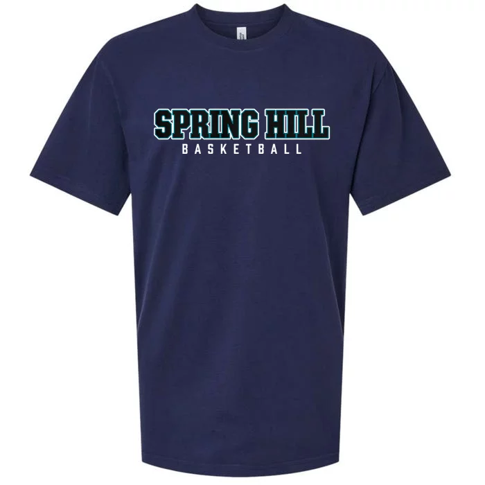 Spring Hill High School Basketball Sueded Cloud Jersey T-Shirt