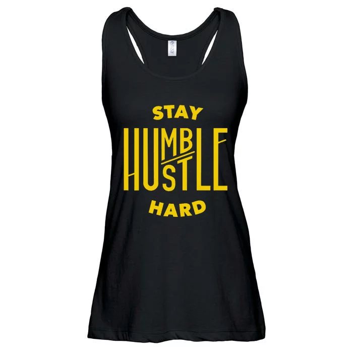 Stay Humble Hustle Hard Ladies Essential Flowy Tank