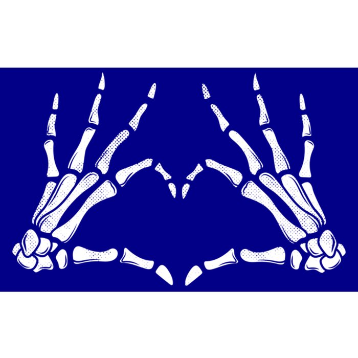 Spooky Halloween Holiday Trick Or Treat Skeleton Hand Heart Gift Bumper Sticker