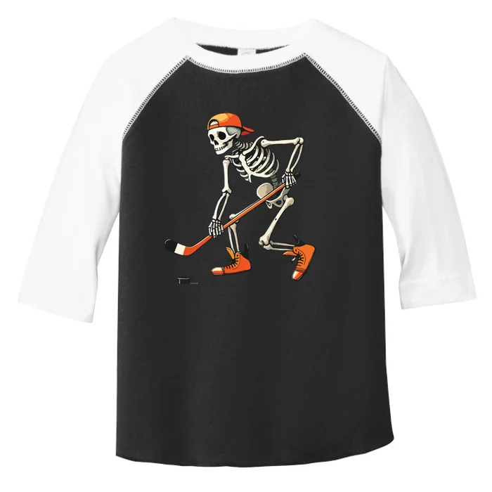 Skeleton Hockey Halloween Costume Sport Toddler Fine Jersey T-Shirt