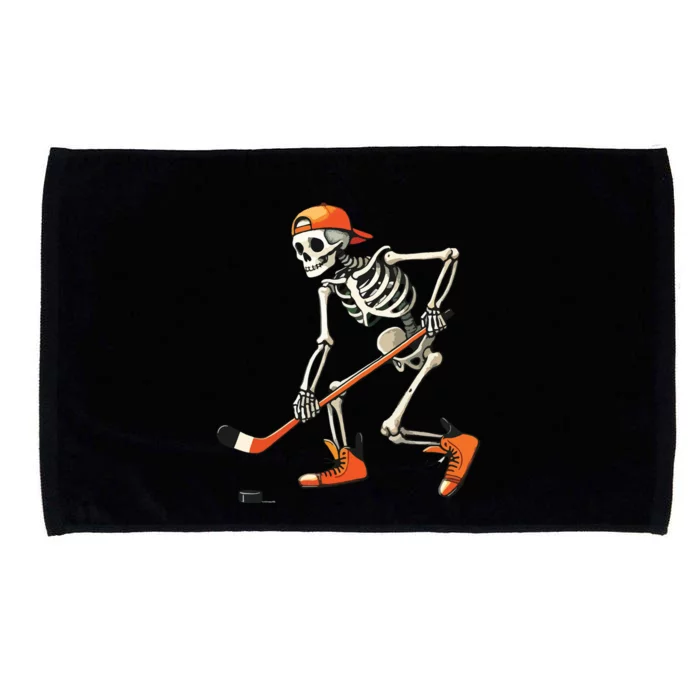 Skeleton Hockey Halloween Costume Sport Microfiber Hand Towel