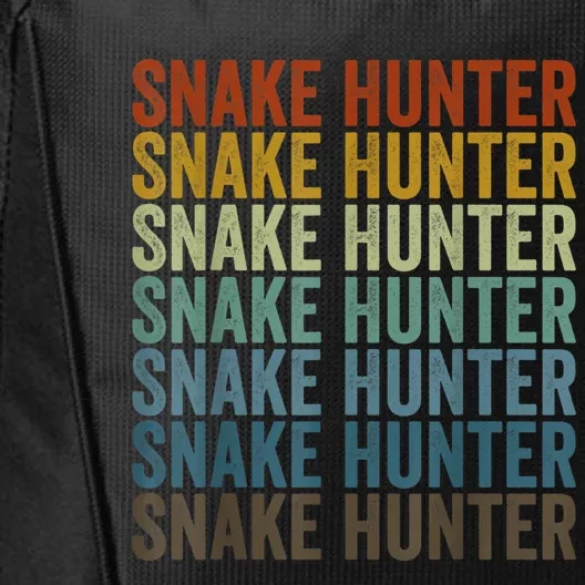 Snake Hunter Hunting Reptile City Backpack